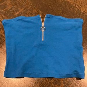 PacSun Me to We Tube Top with Zipper